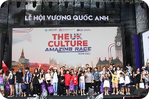 The UK Culture Race organized with the British Council and the British Embassy